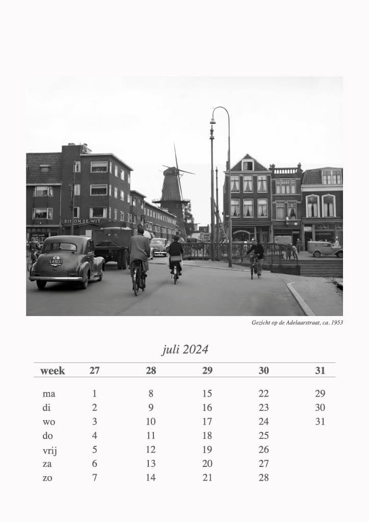 Utrecht van Toen jaarkalender 2024 - Catch Utrecht