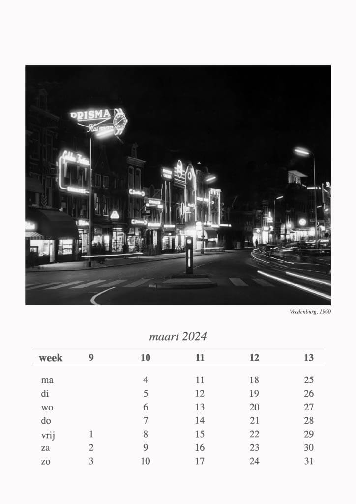 Utrecht van Toen jaarkalender 2024 - Catch Utrecht