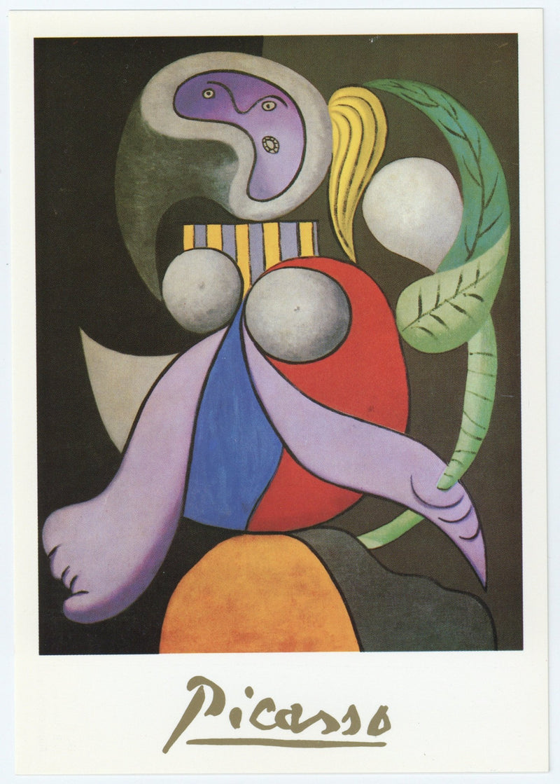 Vrouw met bloem - Pablo Picasso postkaart - Catch Utrecht