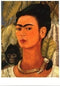 Zelfportret met aap - Frida Kahlo postkaart - Catch Utrecht